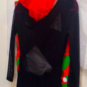 Black Cross Your Heart Body Con Maxi Dress NWOT